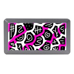 Magenta Playful Design Memory Card Reader (mini) by Valentinaart