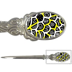 Yellow Playful Design Letter Openers by Valentinaart