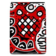 Red High Art Abstraction Flap Covers (l)  by Valentinaart