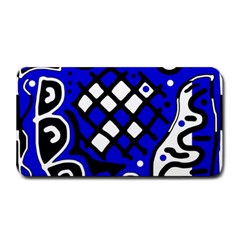 Blue High Art Abstraction Medium Bar Mats