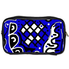 Blue High Art Abstraction Toiletries Bags