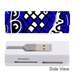 Blue High Art Abstraction Memory Card Reader (stick) 