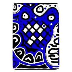 Blue High Art Abstraction Flap Covers (l) 