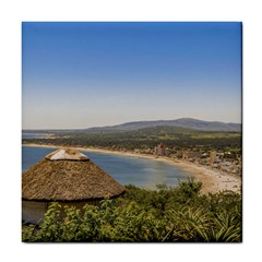 Landscape Aerial View Piriapolis Uruguay Tile Coasters by dflcprints