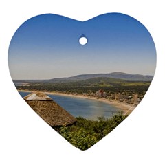 Landscape Aerial View Piriapolis Uruguay Ornament (heart)  by dflcprints