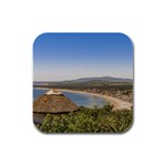 Landscape Aerial View Piriapolis Uruguay Rubber Square Coaster (4 pack)  Front