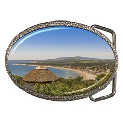 Landscape Aerial View Piriapolis Uruguay Belt Buckles by dflcprints