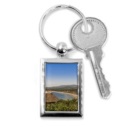 Landscape Aerial View Piriapolis Uruguay Key Chains (rectangle) 