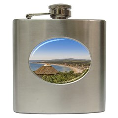 Landscape Aerial View Piriapolis Uruguay Hip Flask (6 Oz)