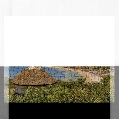 Landscape Aerial View Piriapolis Uruguay Rectangular Jigsaw Puzzl