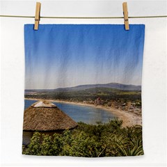 Landscape Aerial View Piriapolis Uruguay Face Towel