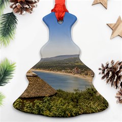 Landscape Aerial View Piriapolis Uruguay Christmas Tree Ornament (2 Sides) by dflcprints