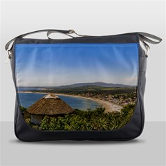 Landscape Aerial View Piriapolis Uruguay Messenger Bags