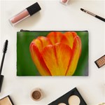 Orange Tulip M Cosmetic Bag (Medium)  Front