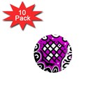 Magenta high art abstraction 1  Mini Magnet (10 pack)  Front