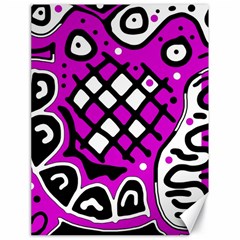 Magenta High Art Abstraction Canvas 18  X 24  