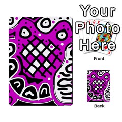 Magenta High Art Abstraction Multi-purpose Cards (rectangle) 