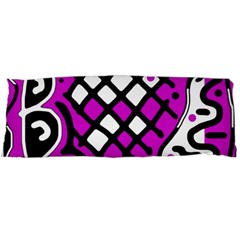 Magenta High Art Abstraction Body Pillow Case (dakimakura)