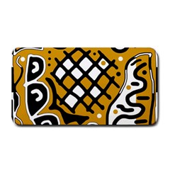 Yellow High Art Abstraction Medium Bar Mats