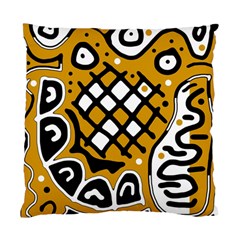 Yellow High Art Abstraction Standard Cushion Case (two Sides)