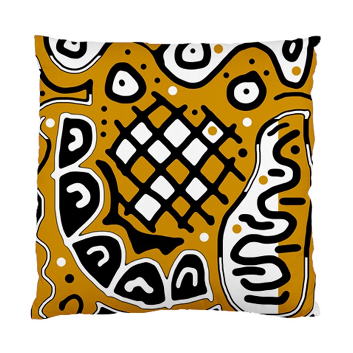 Yellow high art abstraction Standard Cushion Case (Two Sides)