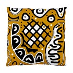 Yellow high art abstraction Standard Cushion Case (Two Sides) Back