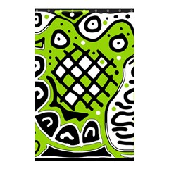 Green High Art Abstraction Shower Curtain 48  X 72  (small) 