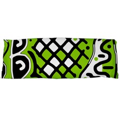 Green High Art Abstraction Body Pillow Case (dakimakura)