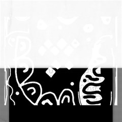 Black And White High Art Abstraction Rectangular Jigsaw Puzzl