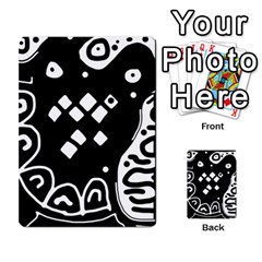 Black And White High Art Abstraction Multi-purpose Cards (rectangle) 