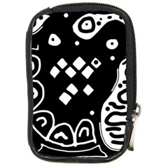 Black And White High Art Abstraction Compact Camera Cases