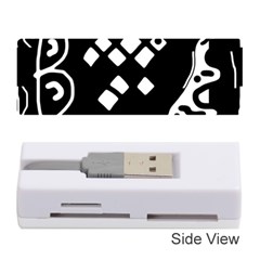 Black And White High Art Abstraction Memory Card Reader (stick) 