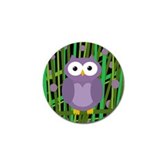 Purple Owl Golf Ball Marker (4 Pack) by Valentinaart