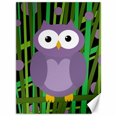 Purple Owl Canvas 36  X 48   by Valentinaart