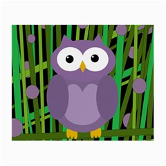 Purple Owl Small Glasses Cloth (2-side)