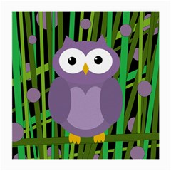 Purple Owl Medium Glasses Cloth