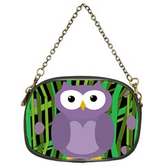 Purple Owl Chain Purses (one Side) 