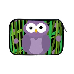 Purple Owl Apple Ipad Mini Zipper Cases by Valentinaart