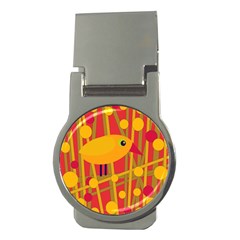 Yellow Bird Money Clips (round) 