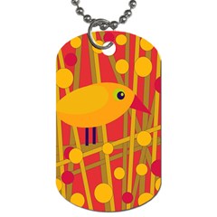 Yellow Bird Dog Tag (one Side)