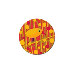 Yellow Bird Golf Ball Marker (4 Pack)