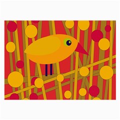 Yellow Bird Large Glasses Cloth (2-side)