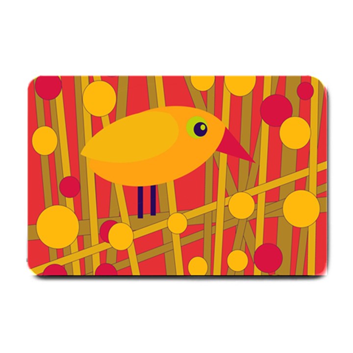 Yellow bird Small Doormat 