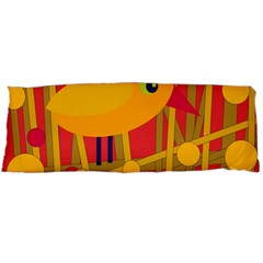 Yellow Bird Body Pillow Case (dakimakura)