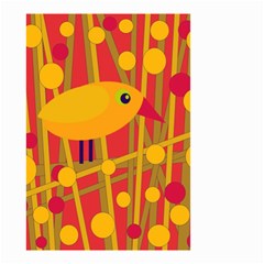 Yellow Bird Small Garden Flag (two Sides)