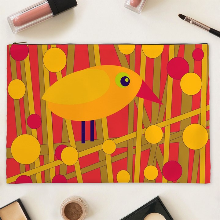 Yellow bird Cosmetic Bag (XXL) 