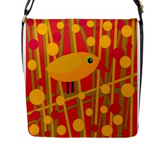 Yellow Bird Flap Messenger Bag (l) 