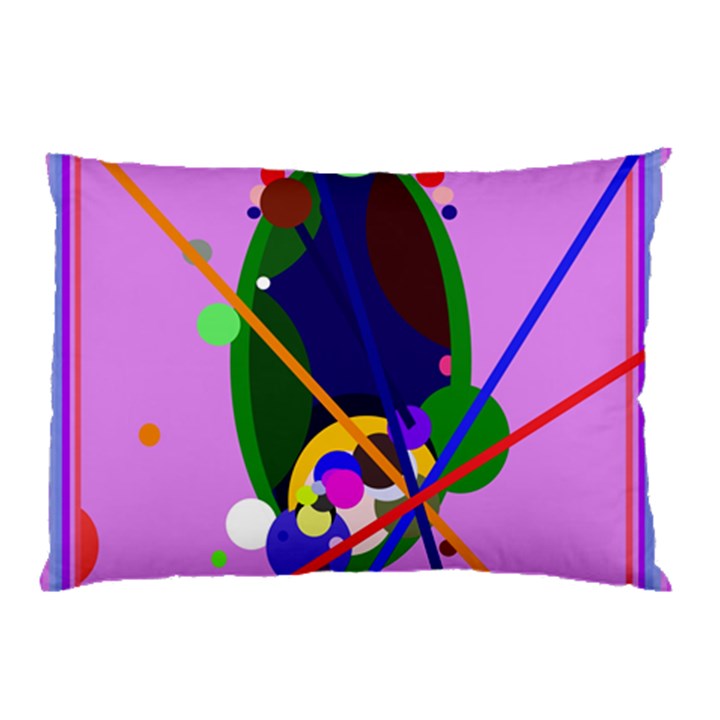 Pink artistic abstraction Pillow Case (Two Sides)