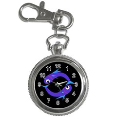 Blue Fishes Key Chain Watches