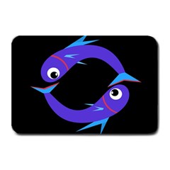 Blue Fishes Plate Mats